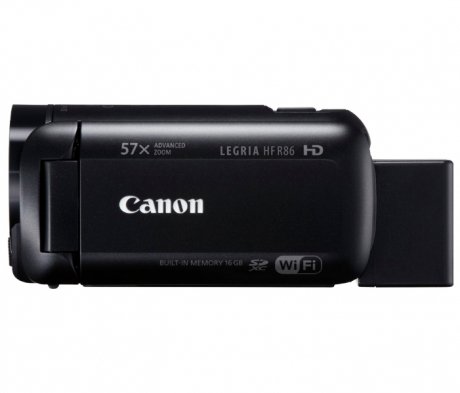 Видеокамера Canon Legria HF R86 Black - фото 3