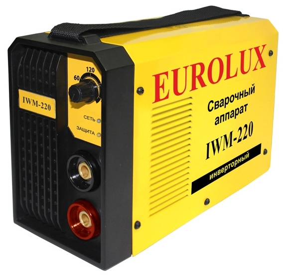 Сварочный аппарат инверторный IWM220 Eurolux комплект сварочный для mma kit 500