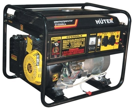 Электрогенератор Huter DY6500LX-электростартер