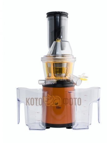 Соковыжималка Kitfort KT-1102 оранжевая - фото 10