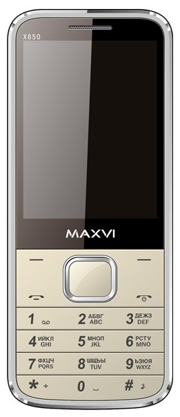 Мобильный телефон Maxvi X850 Silver