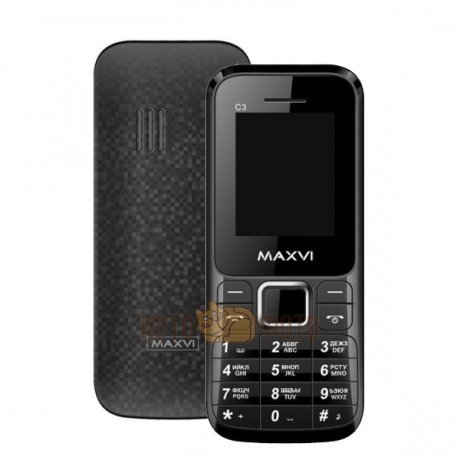 Сотовый телефон Maxvi C3 Black - фото 1