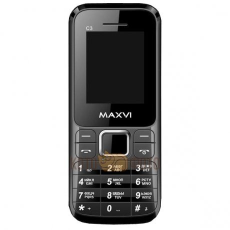 Сотовый телефон Maxvi C3 Black - фото 2