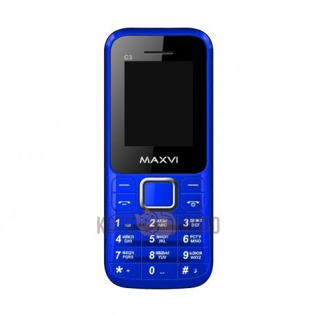 Сотовый телефон Maxvi C3 Blue - фото 2