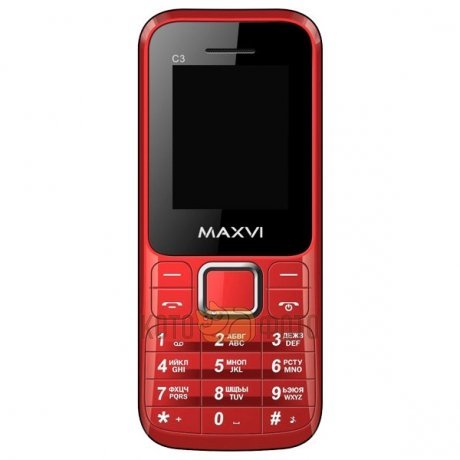 Сотовый телефон Maxvi C3 Red - фото 2