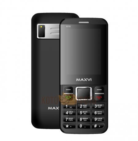 Сотовый телефон Maxvi K10 Black - фото 1