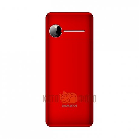Сотовый телефон Maxvi X300 Black/Red - фото 3