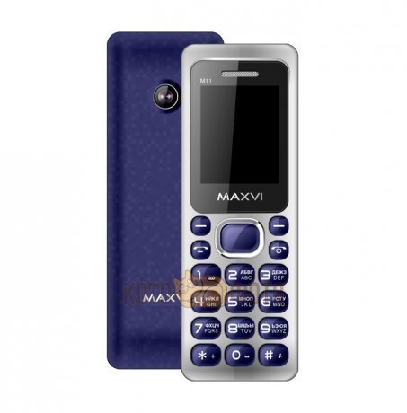 Сотовый телефон Maxvi M11 Blue - фото 1