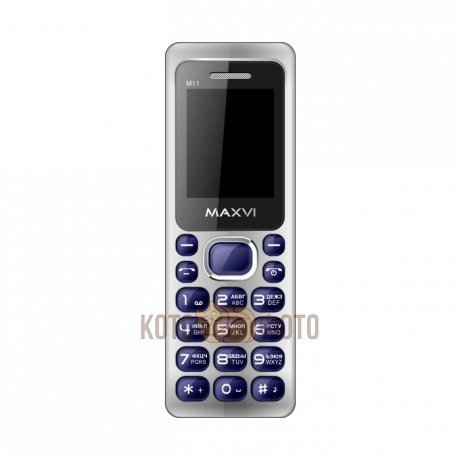 Сотовый телефон Maxvi M11 Blue - фото 2