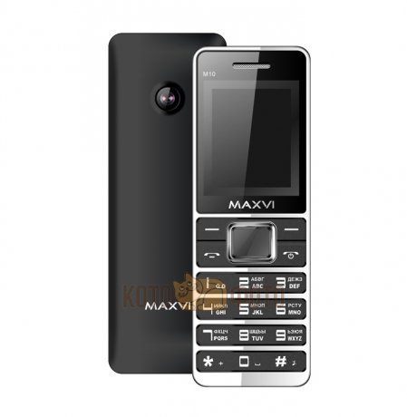 Сотовый телефон Maxvi M10 Black - фото 1