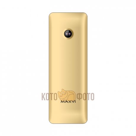 Сотовый телефон Maxvi M10 Gold - фото 3