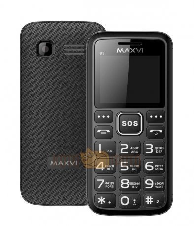 Сотовый телефон Maxvi B3 Black - фото 1