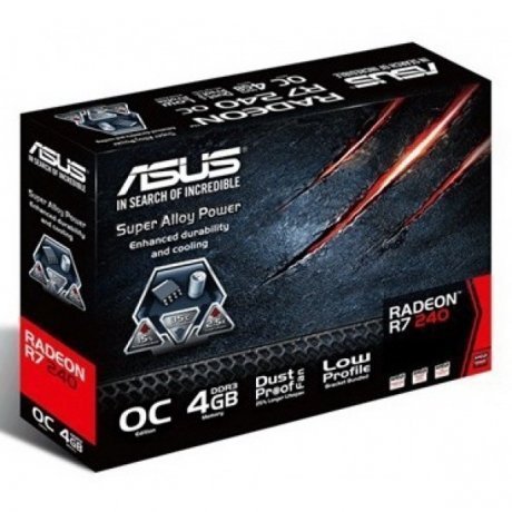 Видеокарта Asus PCI-E R7240-OC-4GD3-L AMD Radeon R7 240 4096Mb 128bit DDR3 Ret - фото 2