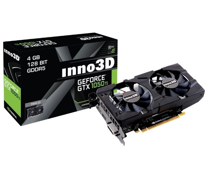 

Видеокарта Inno3D GeForce GTX 1050 Ti 4Gb X2 (N105T-1DDV-M5CM)