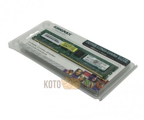 Память Kingmax DDR3 8Gb PC3-12800 1600MHz (FLGG45F) RTL - фото 1