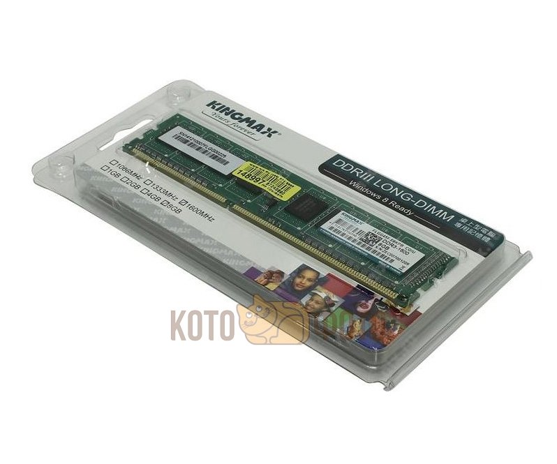 Память оперативная Kingmax DDR3 8Gb PC3-12800 1600MHz (FLGG45F) RTL