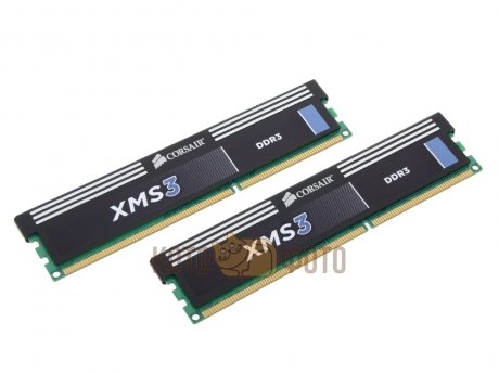 Память оперативная DDR3 CORSAIR 2x4Gb 1600MHz (CMX8GX3M2A1600C9) - фото 1