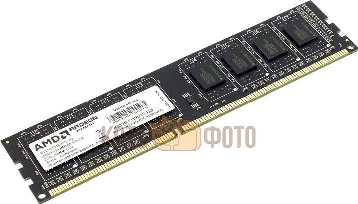 Память оперативная DDR3 AMD 2Gb 1333MHz (R332G1339U1S-UO) оперативная память для ноутбуков so ddr3 2gb pc10600 1333mhz amd r332g1339s1s uo oem