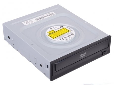 Привод DVD-ROM LG DH18NS61 черный SATA - фото 4