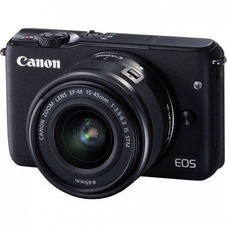 Цифровой фотоаппарат Canon EOS M10 kit 15-45 IS STM Black - фото 1