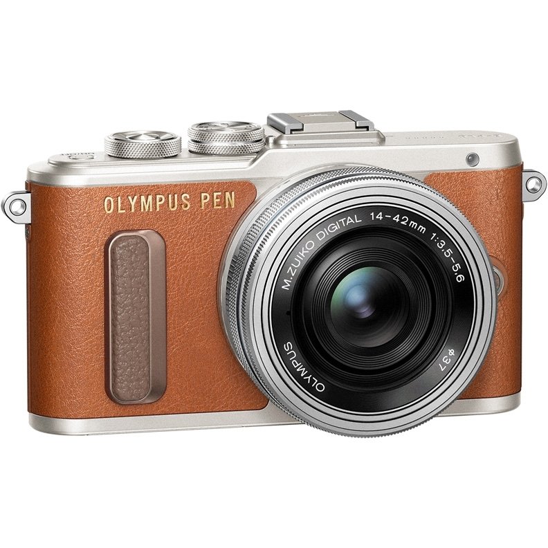 Цифровой фотоаппарат Olympus PEN E-PL8 Kit 14-42 mm EZ-M1442EZ Brown-Silver