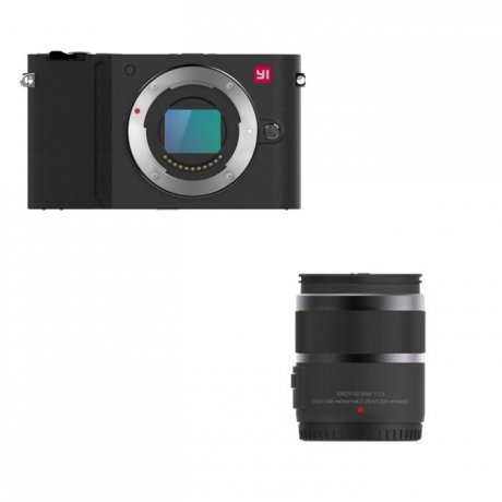 Цифровой фотоаппарат Xiaomi Xiaoyi Yi M1 42.5mm F/1.8 Black - фото 1