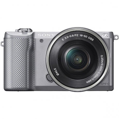 Цифровой фотоаппарат Sony Alpha A5000 Kit 16-50 mm F/3.5-5.6 E OSS PZ Silver - фото 1