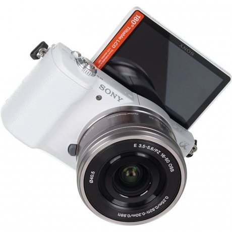 Цифровой фотоаппарат Sony Alpha A5100 Kit 16-50 mm F/3.5-5.6 E OSS PZ White - фото 1