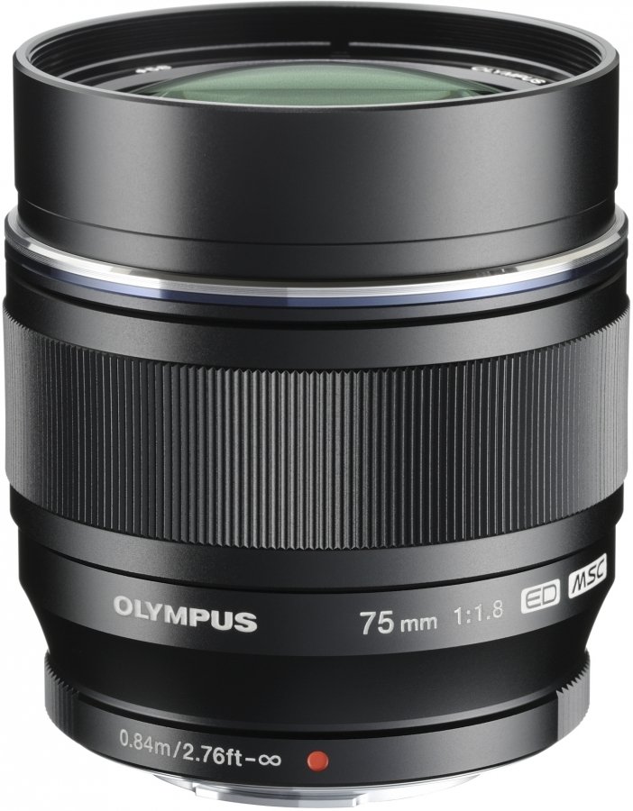 Объектив Olympus M.Zuiko Digital ED 75 mm F/1.8 for PEN Black - фото 1