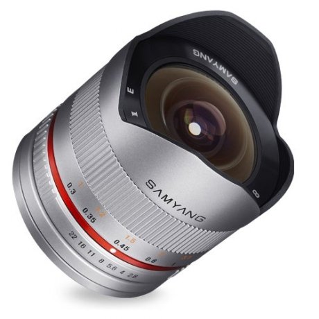 Объектив Samyang Samsung NX MF 8 mm F/2.8 UMC Fish-eye II Silver - фото 1