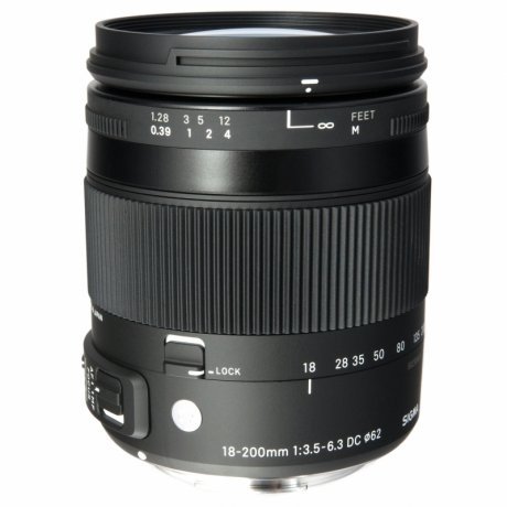 Объектив Sigma Nikon AF 18-200 mm F/3.5-6.3 DC MACRO OS HSM Contemporary - фото 1