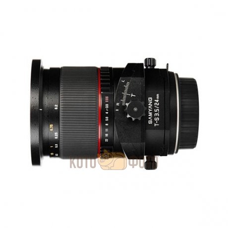 Объектив Samyang 24mm f:3.5 ED AS UMC T-S Nikon F - фото 2