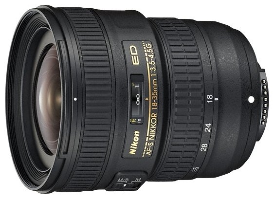Объектив Nikon 18-35mm f 3.5-4.5G ED AF-S Nikkor JAA818DA - фото 1