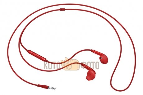 Гарнитура проводная Samsung EO-EG920L In-Ear-Fit Red - фото 2