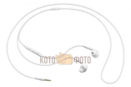 Гарнитура проводная Samsung EO-EG920L In-Ear-Fit White - фото 2