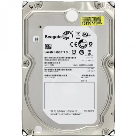 Жесткий диск Seagate Original SATA-III 2Tb ST2000NM0033 (7200rpm) 128Mb 3.5&quot; - фото 1