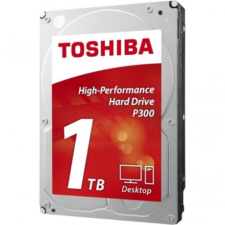 Жесткий диск Toshiba SATA-III 1Tb HDWD110EZSTA P300 (7200rpm) 64Mb 3.5&quot; Rtl - фото 1