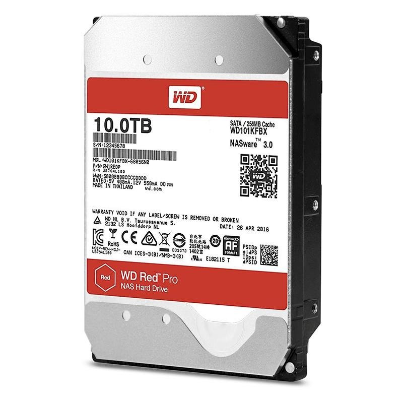 Жесткий диск WD Red Pro 10Tb (WD101KFBX) - фото 1