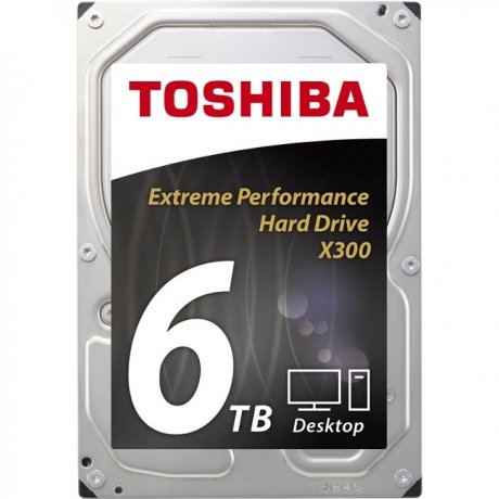 Жесткий диск TOSHIBA HDWE160UZSVA X300 BULK High-Performance 6000ГБ 3,5&quot; 7200RPM 128MB SATA-III - фото 3