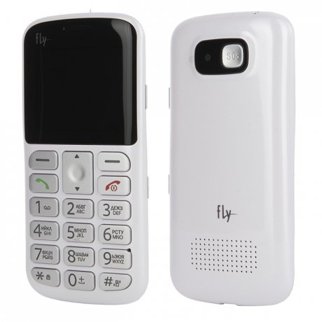 Мобильный телефон Fly Ezzy 8 White - фото 1