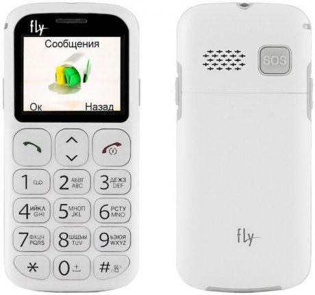 Мобильный телефон Fly Ezzy 7 White - фото 1