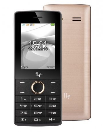 Мобильный телефон Fly FF244 Champagne - фото 1