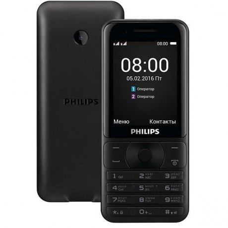 Мобильный телефон Philips E181 Black - фото 1