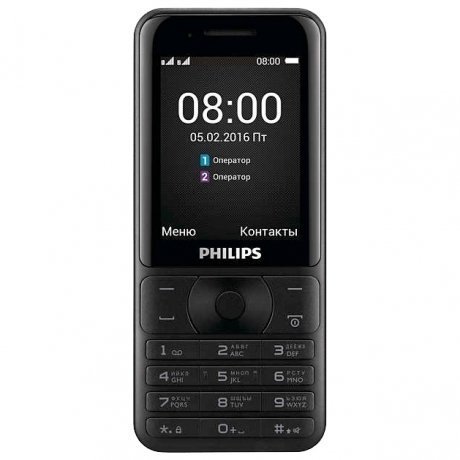 Мобильный телефон Philips E181 Black - фото 3