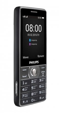 Мобильный телефон Philips Xenium E570 Grey - фото 2