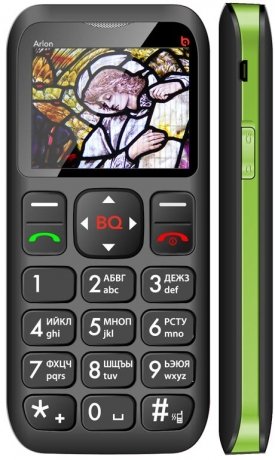 Мобильный телефон BQ Mobile 1802 Arlon Black Green - фото 1