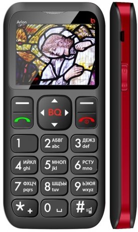 Мобильный телефон BQ Mobile 1802 Arlon Black Red - фото 1