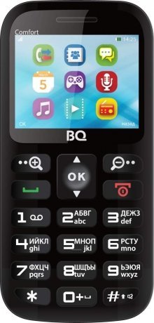 Мобильный телефон BQ Mobile 2300 Comfort Black - фото 1