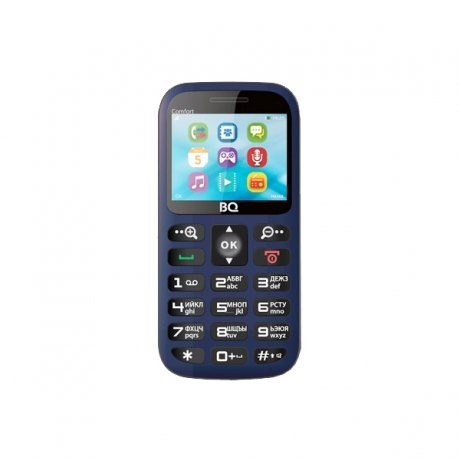 Мобильный телефон BQ Mobile 2300 Comfort Blue - фото 1