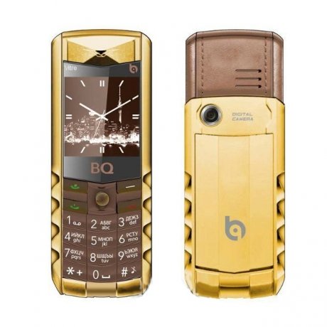 Мобильный телефон BQ Mobile 1406 Vitre Gold Edition Brown - фото 1